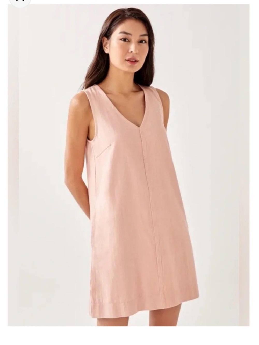 Zara Blush Pink Sleeveless Shift Dress